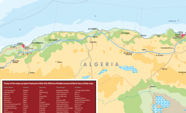 The 2022 Offshore Mediterranean & Black Sea Oil and Gas Activity Map - Personalised - Image 5