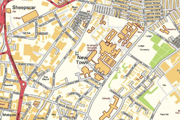 Leeds Street map