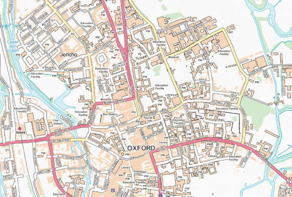 Oxford Street map