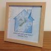 Personalised map gift - world travels (free delivery)