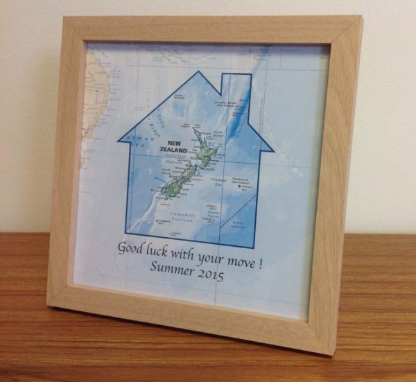 Personalised map gift - world travels (free delivery)