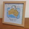 Personalised map gift - world travels (free delivery)