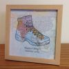 Personalised map gift - world travels (free delivery)