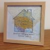 Personalised map gift - world travels (free delivery)