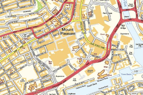 Swansea Street map