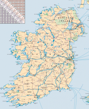 British Isles and UK maps