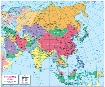 Asia maps