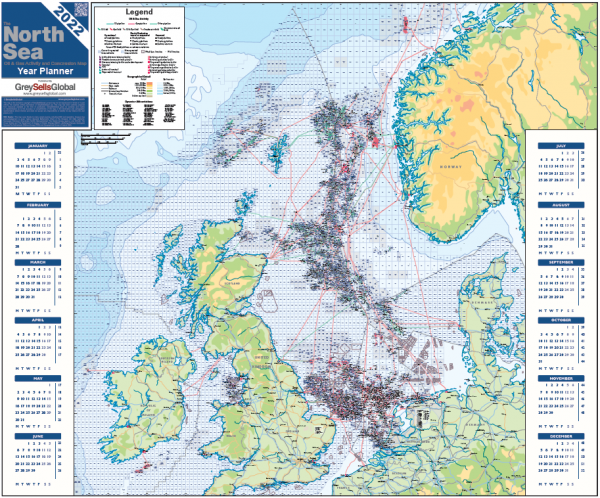 The 2022 North Sea Year Planner