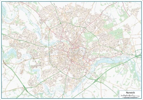 Norwich Street map