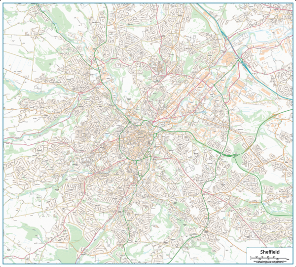 Sheffield Street map