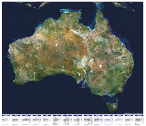 Australia satellite calendar 2016