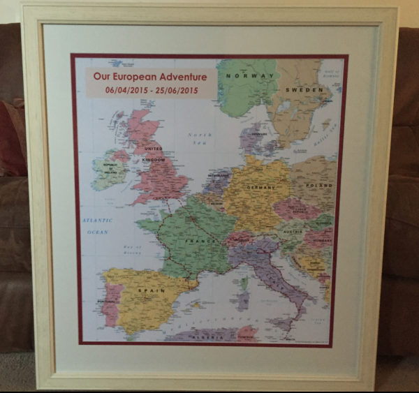 Bespoke personalised map gifts