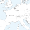 Big personalised Europe colouring map