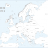 Big personalised Europe colouring map