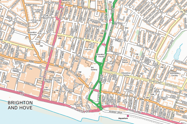 Brighton Street map