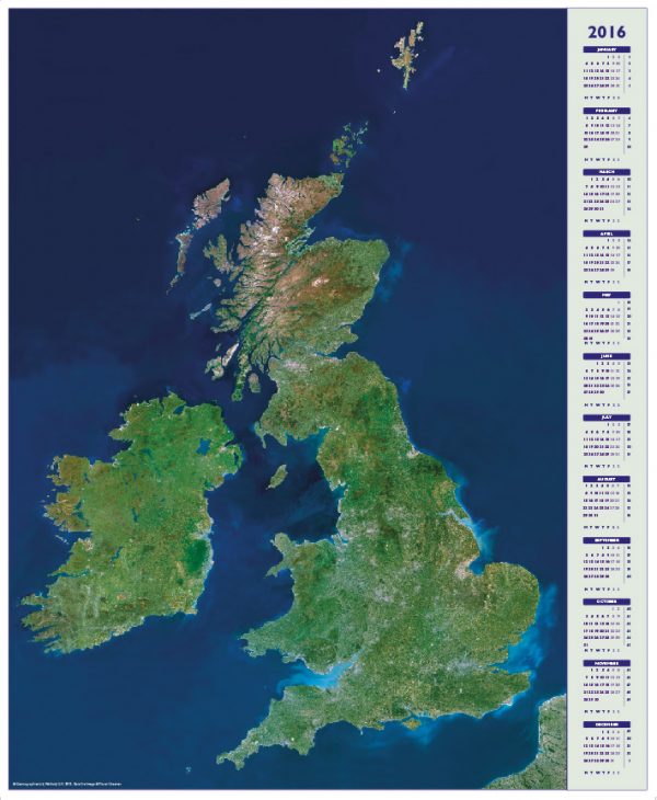 British Isles satellite calendar 2016