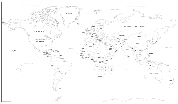 Big world colouring map