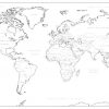 Big world colouring map (self adhesive textile)