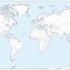 Big world colouring map (self adhesive textile)