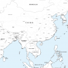 Giant detailed personalised world colouring map