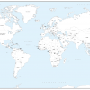 Large world colouring map