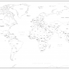 Large world colouring map