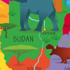 Children's Africa Picture Map