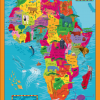 Children's Africa Picture Map