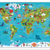 Children's Picture World Map - Large