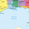 Children's political map of Canada and the USA
