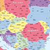 Colour blind friendly Political map of Europe