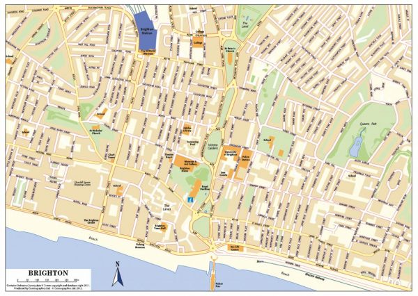 Customised UK town plans