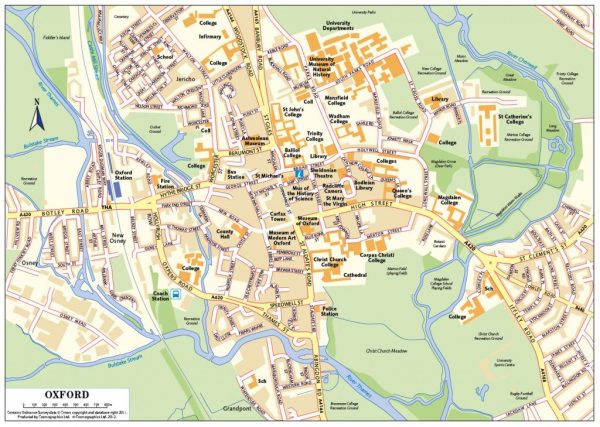 Customised UK town plans