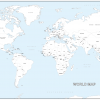 Large world colouring map