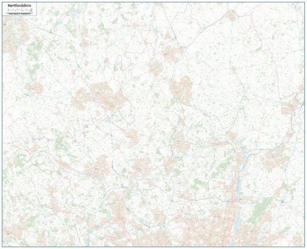 Map of Hertfordshire