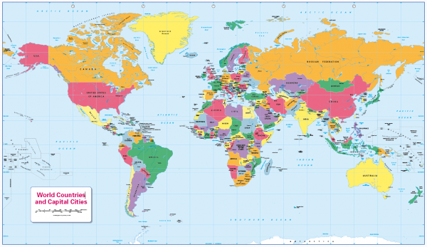 World Countries and Capital Cities