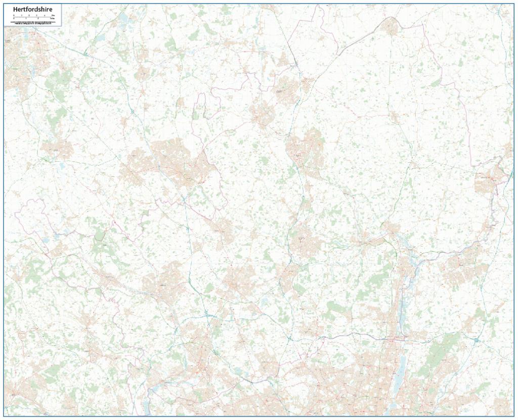 Ordnance Survey UK city and  town maps