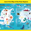 Personalised Children's Picture Map of the Polar Regions