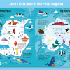 Personalised Children's Picture Map of the Polar Regions