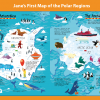 Personalised Children's Picture Map of the Polar Regions