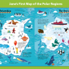 Personalised Children's Picture Map of the Polar Regions