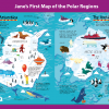 Personalised Children's Picture Map of the Polar Regions