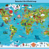 Personalised Children's Picture World Map - Large
