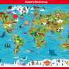 Personalised Children's Picture World Map - Large