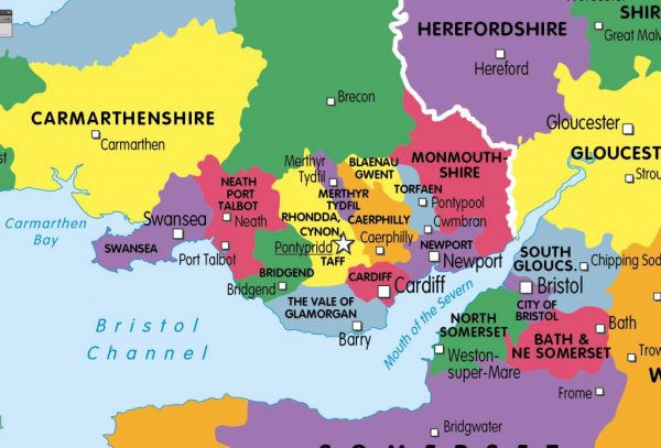 Personalised Children's UK Counties Map