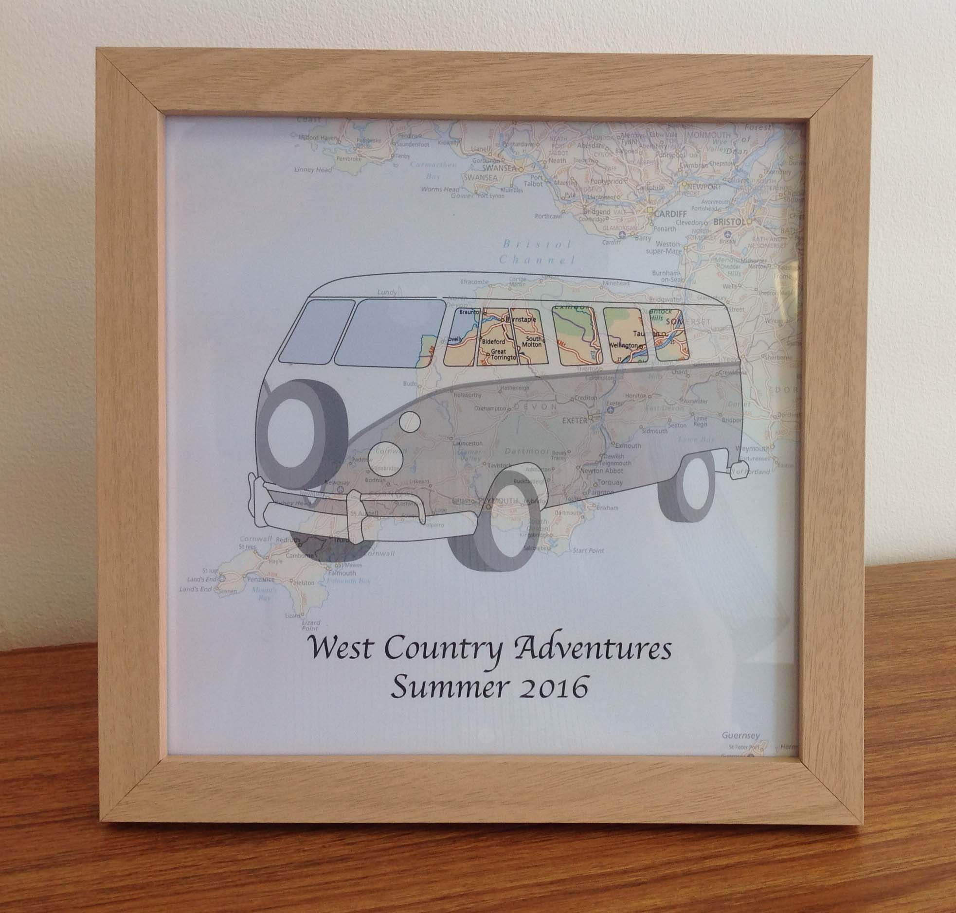 Personalised map gift - Events and Festivals (free delivery)