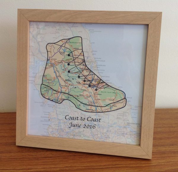 Personalised map gift - Events and Festivals (free delivery)