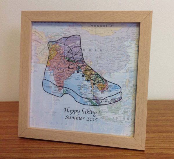 Personalised map gift ideas