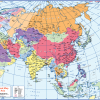Political map of Asia