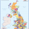 Set of 4 Children's UK maps